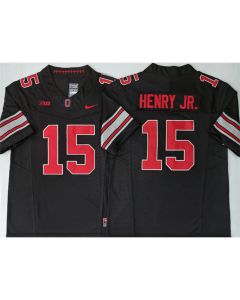 Men's Ohio State Buckeyes #15 Chris Henry Jr Black 2026 Vapor F.U.S.E. Limited Jersey