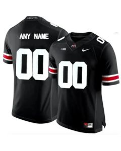Men's Ohio State Buckeyes ACTIVE PLAYER Custom Black Stitched Jersey