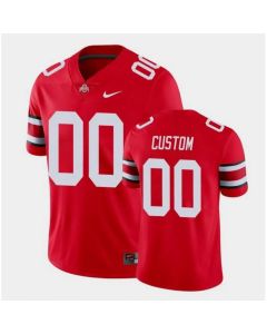 Men's Ohio State Buckeyes ACTIVE PLAYER Custom Red College Stitched Jersey