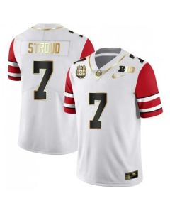 Men's Ohio State Buckeyes ACTIVE PLAYER Custom White College Stitched Jersey