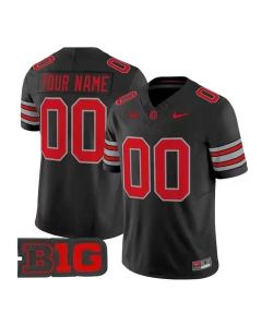 Men's Ohio State Buckeyes Black 2025/26 Vapor F.U.S.E. Limited Stitched Custom Jersey