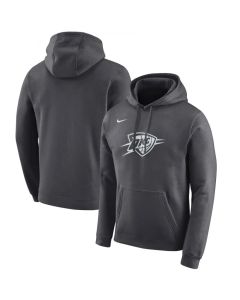 Men's Oklahoma City Thunder Anthracite City Edition Club Pullover Hoodie