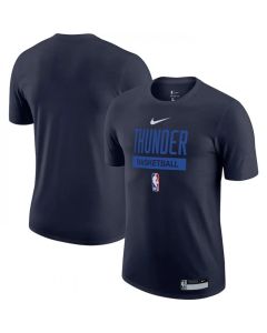 Men's Oklahoma City Thunder Navy 2022/23 Legend On-Court Practice Performance T-Shirt