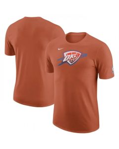 Men's Oklahoma City Thunder Orange 2022/23 City Edition Essential Warmup T-Shirt