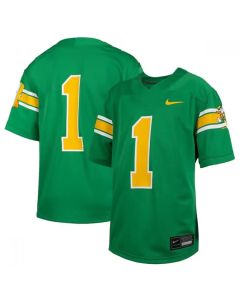 Men's Oregon Ducks #1 Green Stitched Jersey