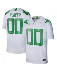 Men's Oregon Ducks Active Player Custom White Stitched Football Jersey