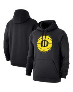 Men's Oregon Ducks Black Basketball Pullover Hoodie