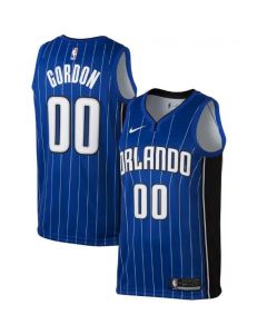Men's Orlando Magic #00 Aaron Gordon Royal Icon Edition Stitched Swingman Jersey