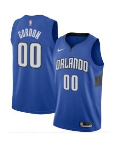 Men's Orlando Magic #00 Aaron Gordon Royal Statement Edition Stitched Swingman Jersey