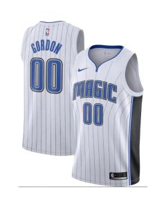 Men's Orlando Magic #00 Aaron Gordon White Association Edition Stitched Swingman Jersey