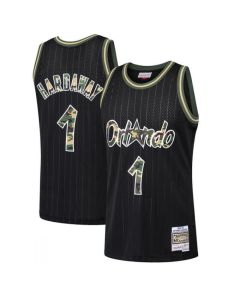 Men's Orlando Magic #1 Penny Hardaway Black Stitched Jersey (Black)