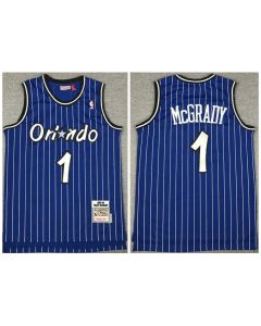 Men's Orlando Magic #1 Tracy McGrady 2003-04 Blue Stitched Jersey