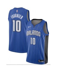 Men's Orlando Magic #10 Evan Fournie Royal Icon Edition Stitched Swingman Jersey