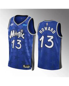 Men's Orlando Magic #13 Jett Howard Blue 2023/24 Classic Edition Stitched Basketball Jersey