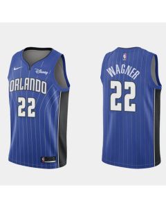 Men's Orlando Magic #22 Franz Wagner Blue Icon Edition Stitched Swingman Jersey