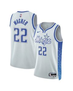 Men's Orlando Magic #22 Franz Wagner Nike Silver 2025/26 Swingman City Edition Jersey (Silver)