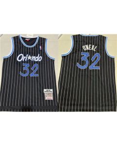 Men's Orlando Magic #32 Shaquille O'Neal Black Stitched Jersey
