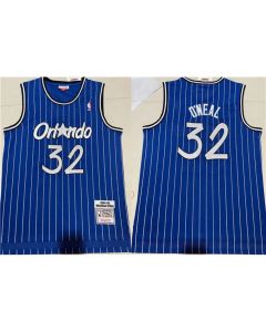 Men's Orlando Magic #32 Shaquille O'Neal Blue Stitched Jersey