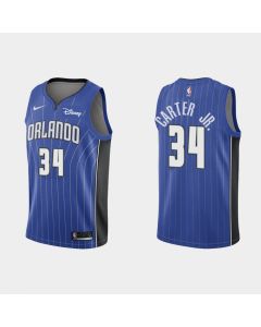Men's Orlando Magic #34 Wendell Carter Jr. Blue Icon Edition Stitched Swingman Jersey