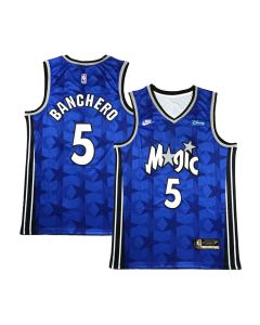 Men's Orlando Magic #5 Paolo Banchero Royal Stitched Basketball Jersey