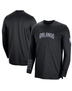 Men's Orlando Magic Black 2022/23 Legend On-Court Practice Performance Long Sleeve T-Shirt