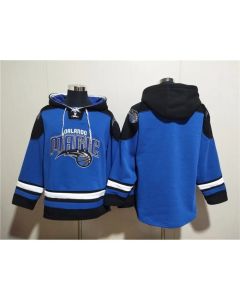 Men's Orlando Magic Blank Blue Ageless Must-Have Lace-Up Pullover Hoodie