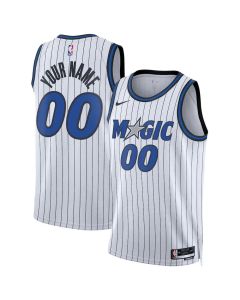 Men's Orlando Magic Nike White Swingman Association Edition Custom Jersey