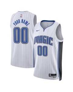 Men's Orlando Magic Nike White Swingman Icon Edition Custom Jersey (White)