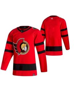 Men's Ottawa Senators 2021 Red Reverse Retro Stitched Jersey