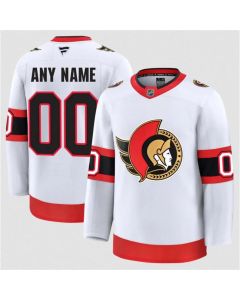 Men's Ottawa Senators ACTIVE PLAYER Custom White 2024-25 Away Stitched Hockey Jersey