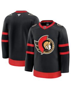 Men's Ottawa Senators Blank Black 2024-25 Home Stitched Hockey Jersey