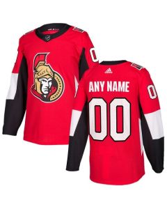 Men's Ottawa Senators Personalized Authentic Red Home Stitched NHL Jersey