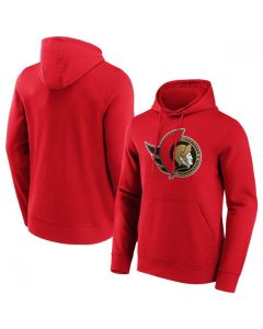 Men's Ottawa Senators Red Iconic Primary Colour Logo Graphic Hoodie