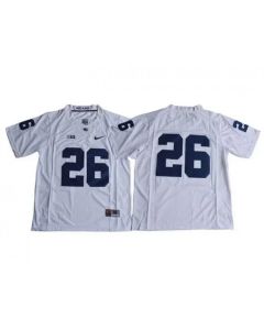 Men's Penn State Nittany Lions #26 Saquon Barkley White Stitched Jersey (Style 2)