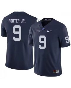 Men's Penn State Nittany Lions #9 Joey Porter Jr. Navy Stitched Jersey