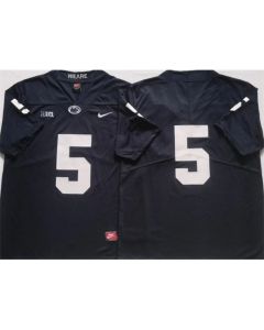Men's Penn State Nittany Lions Custom Black Stitched Jersey