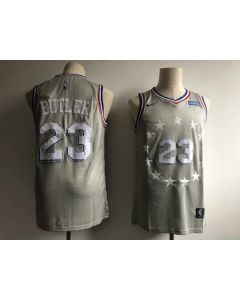 Men's Philadelphia 76ers #23 Jimmy Butler Gray 2018/19 City Edition Swingman Stitched NBA Jersey