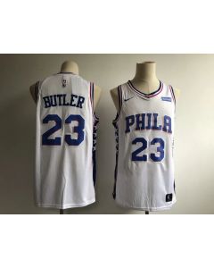 Men's Philadelphia 76ers #23 Jimmy Butler White Icon Edition Swingman Stitched NBA Jersey