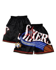 Men's Philadelphia 76ers Black Shorts (Style 3)