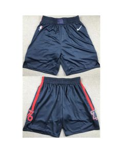 Men's Philadelphia 76ers Navy Shorts (Run Small)