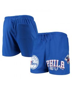Men's Philadelphia 76ers Royal Chenille Shorts