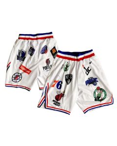 Men's Philadelphia 76ers White Shorts (White)