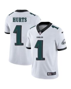 Men's Philadelphia Eagles #1 Jalen Hurts White Vapor Untouchable Limited Stitched Jersey