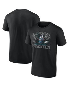 Men's Philadelphia Eagles #11 A.J. Brown Black Super Bowl LIX Champions T-Shirt (Black Brown)