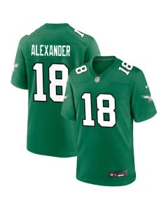 Men's Philadelphia Eagles #18 Jaire Alexander Kelly Green Game Jersey