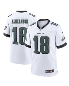 Men's Philadelphia Eagles #18 Jaire Alexander White Game Jersey (White)