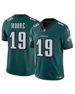 Men's Philadelphia Eagles #19 Elijah Moore Green 2026 F.U.S.E. Vapor Untouchable Limited Stitched Football Jersey