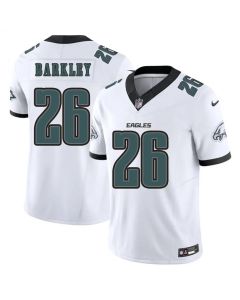 Men's Philadelphia Eagles #26 Saquon Barkley White F.U.S.E. Vapor Untouchable Limited Stitched Football Jersey