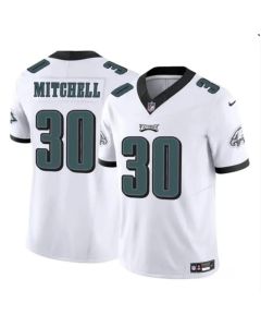 Men's Philadelphia Eagles #30 Quinyon White 2024 Draft F.U.S.E Vapor Untouchable Limited Stitched Football Jersey