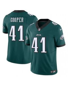 Men's Philadelphia Eagles #41 Darius Cooper Green F.U.S.E Vapor Untouchable Limited Stitched Football Jersey